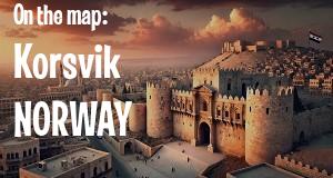 City: Korsvik, NORWAY