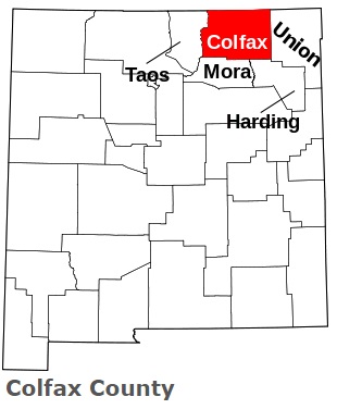 An image of Colfax County, NM