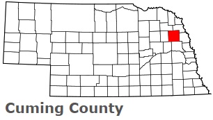 An image of Cuming County, NE
