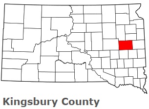 An image of Kingsbury County, SD