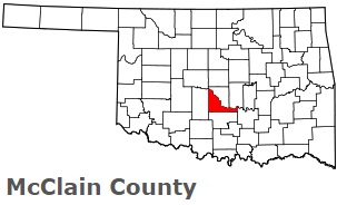 An image of McClain County, OK