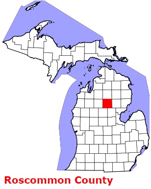 An image of Roscommon County, MI