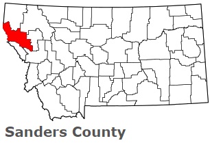 An image of Sanders County, MT