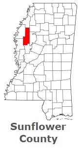 An image of Sunflower County, MS