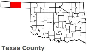 An image of Texas County, OK