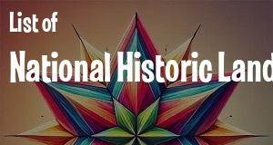 List of National Historic Landmarks