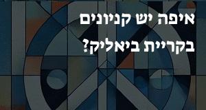 איפה יש קניונים בקריית ביאליק? המפה והכתובות כאן!