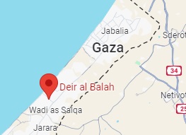 איפה דיר אל-בלח נמצאת על המפה? הנה המיקום המדוייק!
